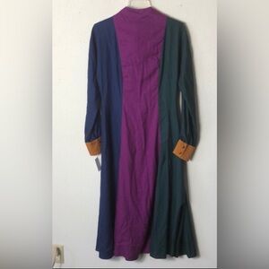 Tomcsanyi - handmade Margit Colour Block Midi Dress L